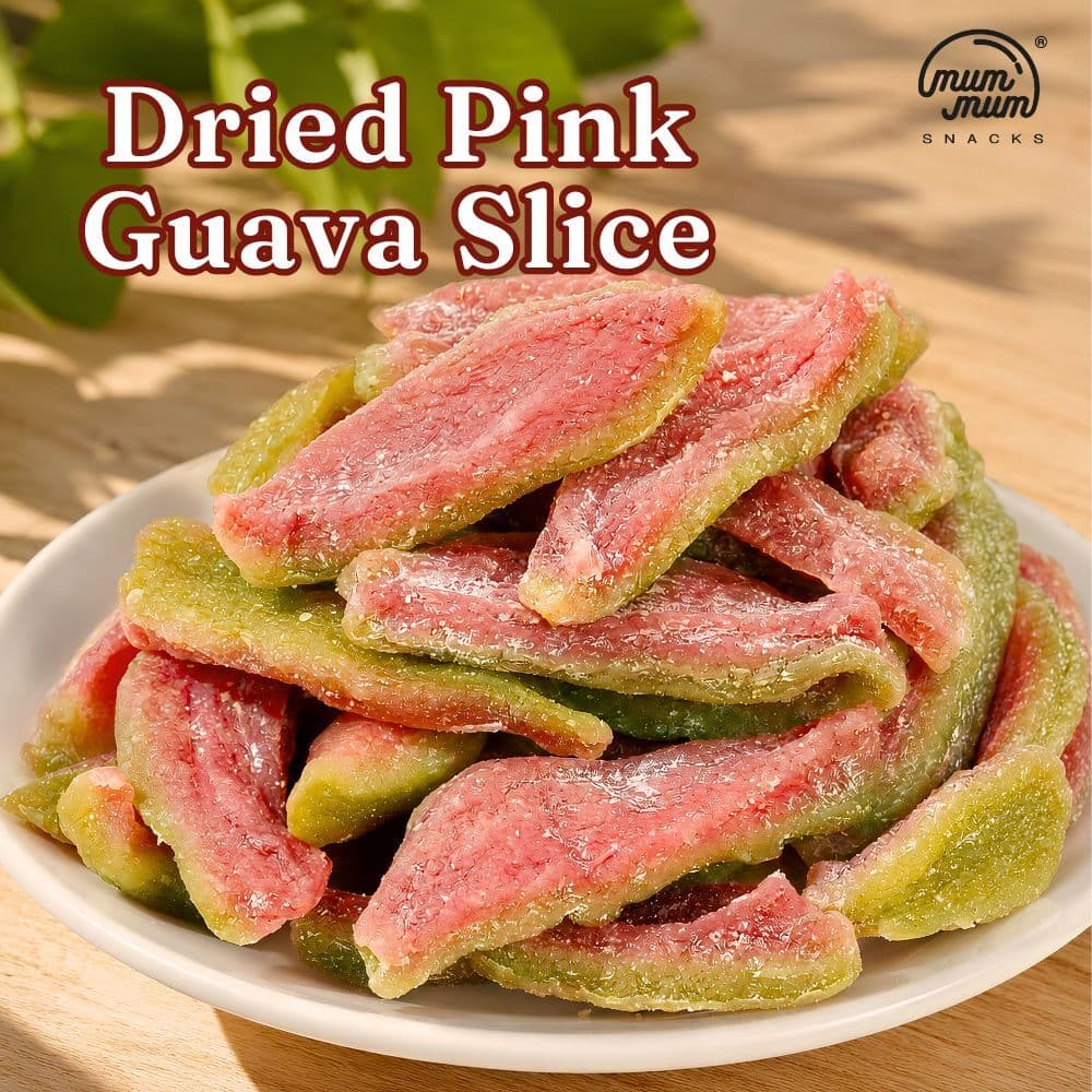Dried Premium Pink Guava Slice / Jambu Merah Kering