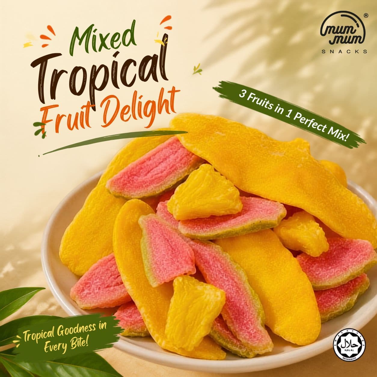 Mixed Tropical Fruit Delight / Trio Buah Tropika
