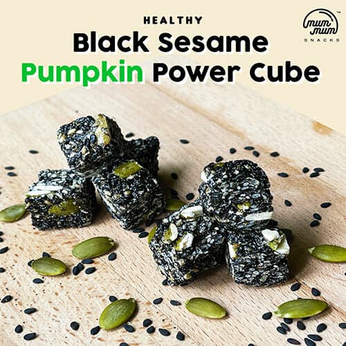 Healthy Black Sesame Pumpkin Power Cube [300g] — photo 1