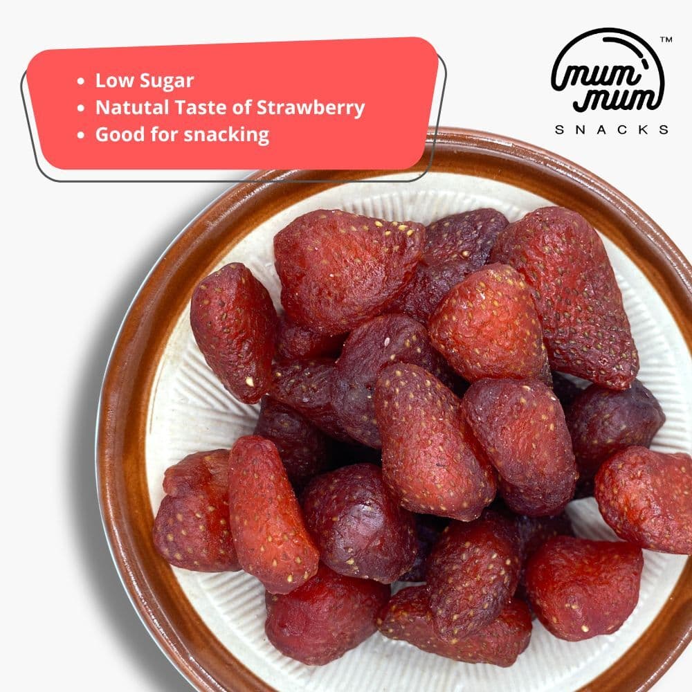 Whole Dried Strawberries (Low Sugar) — photo 2