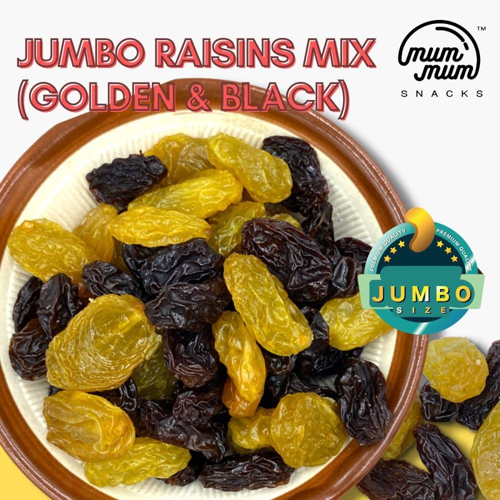 Jumbo Mix Raisins (Golden Raisin & Black Raisin) — photo 1