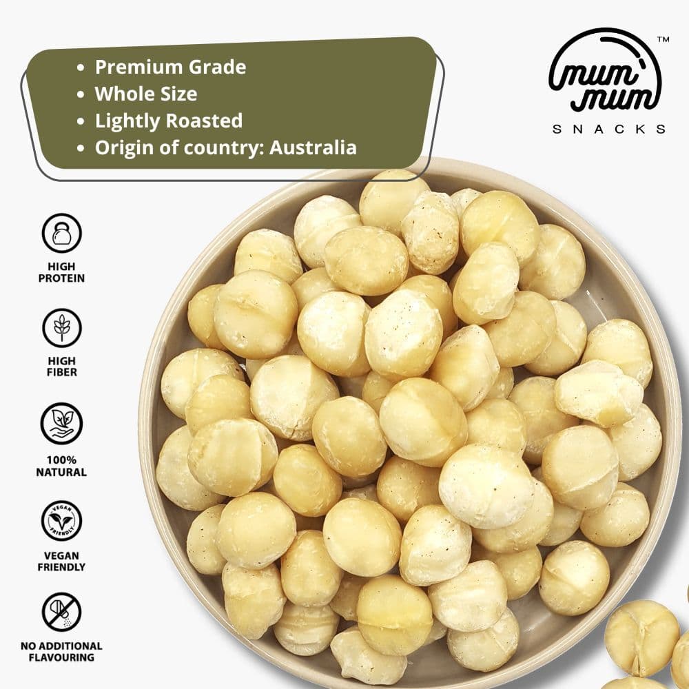 [Grade AA-WHOLE] Lightly Roasted Australia Premium Whole Macadamia Nut — photo 2